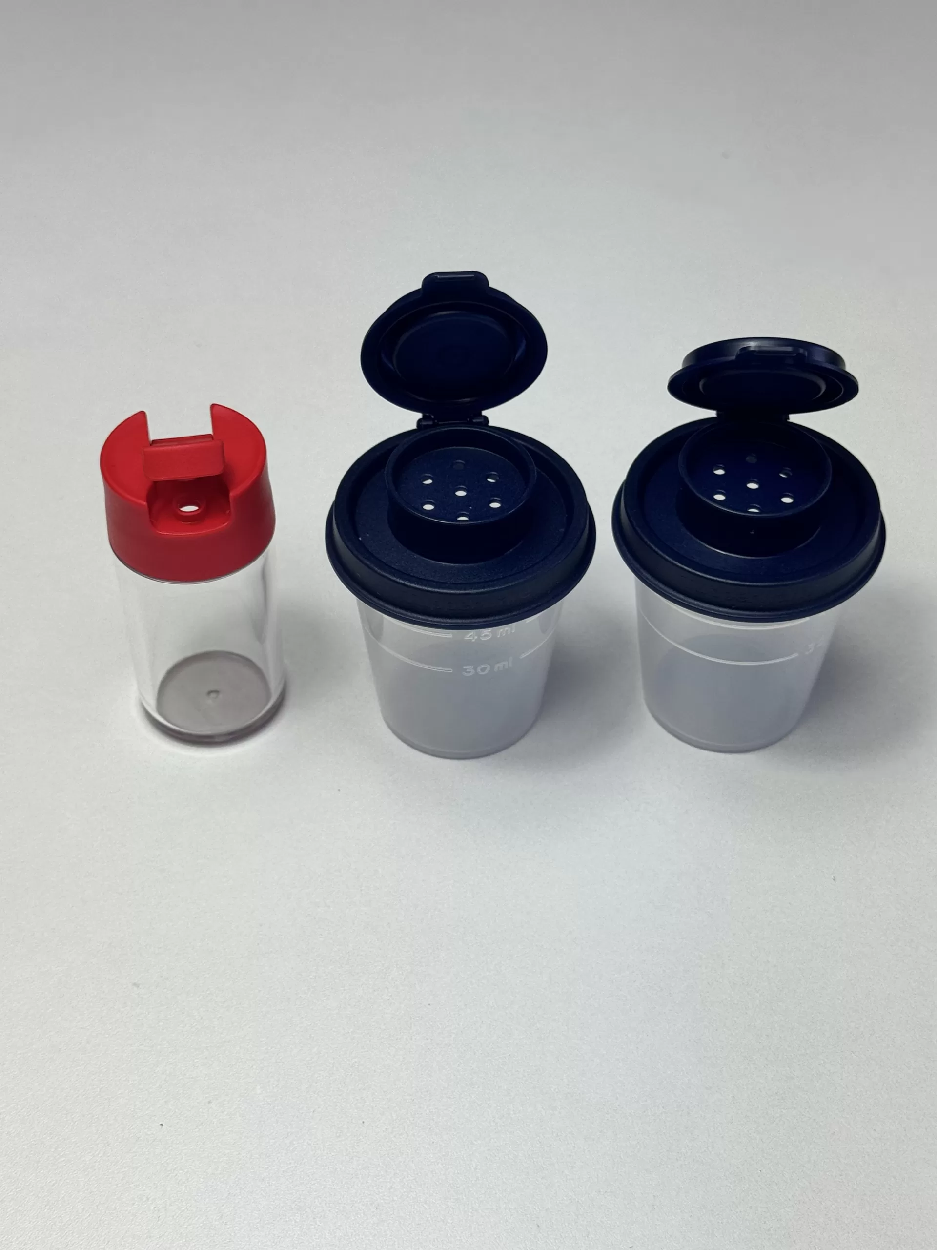 Set 3 mini recipiente condimente